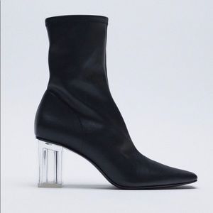 Zara heel boot